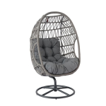 Sodo supynės Home4You CASSIA pilkos poliesterio, 85x85x151 cm