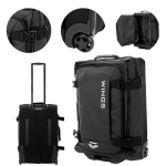 WINGS ROOK Black mink&scaron;tas lagaminas 24&rdquo; 58 L 900D TPU vandeniui atsparus su kompresiniais diržais ir teleskopine rankena registruojamam bagažui