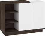 Hybrid HYB-05 Komoda 2D &ndash; Oak Grange / Balta auk&scaron;to blizgumo