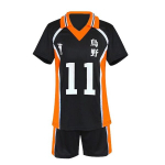 Profesionali anime cosplay apranga Haikyuu Juoda/oranžinė XXL