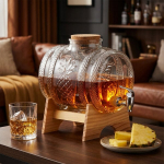 Stiklainis su čiaupu ir stovu, 5 l