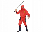 &bdquo;RAUDONOJO DRAKONO NINJA&ldquo; (paltas su gobtuvu, kelnės, diržas, veido kaukė, rankų ir kojų rai&scaron;čiai)