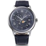Orient Ra-ak0806l30b automatinis vyri&scaron;kas laikrodis su mėlynu ciferblatu
