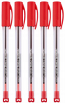 Pelikan Hang Stick ra&scaron;iklis, 5 vnt., raudonas