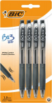 Bic ra&scaron;iklis, 4 vnt., juodas