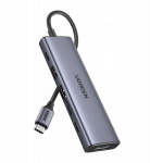 &bdquo;UGREEN&ldquo; 6 PRIEVADŲ USB-C &Scaron;AKOTUVAS SU &bdquo;DISPLAYPORT 4K&ldquo; IR &bdquo;PD100W&ldquo; NE&Scaron;IOJAMIESIEMS KOMPIUTERIAMS