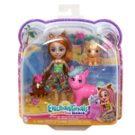 Enchantimals Pensee Pony &scaron;eima &ndash; 3 poniai ir lėlė paplūdimiui
