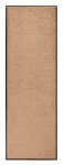Hanse Home &bdquo;Wash and Clean&ldquo; durų kilimėlis 60x180 &ndash; rudas, plaunamas purvą sulaikantis kilimėlis