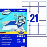 Avery Economy etiketės 63,5 x 38,1 mm, universalios