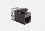 Kompiuterinis lizdas Rj45 Cat.6 Utp juodas