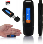 Diktofonas 32 GB mini diktofonas, 100 valandų įra&scaron;ymo laikas
