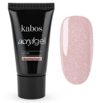 Kabos Gel Acrilico 2in1 UV/LED Sparkling Peach, 30g &ndash; spindintis persikinis akrilgelis, prabangi spalva ir plieninis tvirtumas