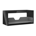 Praustuvo spintelės korpusas Mexen Box-A, 100 cm, 1 stalčius, Black glossy