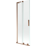 Vonios sienelė Mexen Velar L, 70 x 150 cm, Rose gold/Transparent
