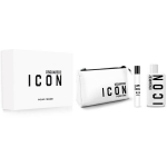Dovanų rinkinys Dsquared2 Icon Pour Femme EDP 100 ml + miniatiūra 10 ml + kosmetinė Gėlių Vaisių Gintarinis