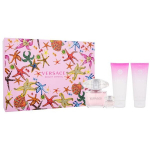 Dovanų rinkinys Versace Bright Crystal EDT 90 ml + kūno losjonas + du&scaron;o gelis + miniatiūra