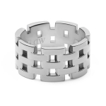 Plieninis žiedas i&scaron; plieno su 5 jungtimis DW0040103 - Apimtis : 52 mm