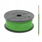 Vienagyslis 2,5mm&sup2; Lgy žalios spalvos laidas, 1 metras