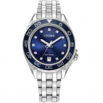 Citizen Eco-Drive FE6160-57L laikrodis su mėlynu ciferblatu