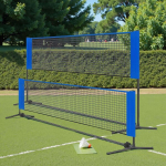 Badmintono tinklas, 400x103 cm, mėlynas