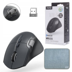 Belaidė pelė Hama Wm-900 Bluetooth/2.4ghz su Rgb ir pelės kilimėliu