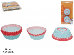 Kitchen&Go keksiukų formelės, 6 cm, 40 vnt.