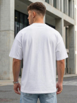Vyri&scaron;ka balta oversize mar&scaron;kinėliai &bdquo;Perfect&ldquo;