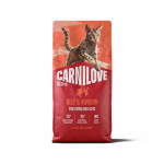 CARNILOVE ACTIVE Cat Beef & Venison Sterilised sausas pa&scaron;aras katėms 6 kg