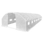 &Scaron;iltnamis su armuota plėvele, 32 m2, 4x8 m, baltas