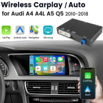 wireless carplay android auto module junsun audi a4 a5 q5 s4 s5 (2010-2018) mmi 3g system gps nav