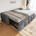 I&scaron;traukiamas lovos sofa, 90/180x190 cm, su grotelėmis, 2 vnt