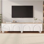 TV spintelė, 180x40x45 cm, MDF, 4 durys, 6 kojos, 1 vnt