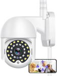 Belaidė apsaugos kamera, WiFi, PTZ, lauko, spalvotas naktinis matymas
