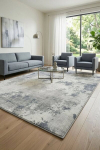 Eurofirany kilimas DFH02-1, 160x230 cm, sidabrinis