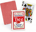BEE STANDARD pokerio kortos, raudonos