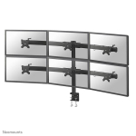 Neomounts monitoriaus laikiklis FPMA-D700D6, 19-27", 6 ekranams, 8 kg, VESA 75x75/100x100, juodas