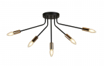 Candellux lubinis &scaron;viestuvas Tiara 35-79268, juodos/aukso spalvos