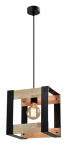 Candellux pakabinamas &scaron;viestuvas Varna 31-78513, juodas/rudas