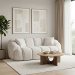 Dvivietė sofa Octavio, balta