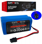 Gares akumuliatorius, skirtas Robojet Duel 3, Tesvor, Venga, Bissell, Ecovacs, Mamibot, Eufy, Concept, Proscenic, Ultenic, Genio, Gutrend, Kitfort, Liectroux, PHICOMM, Polaris, Setti 14,4 V, 2,6 Ah