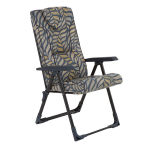 Lauko kėdė Mijas G050-06IB, juoda/geltona