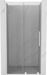 Mexen Velar L stumdomos durys, 100 cm, skaidrios, baltos - 871-100-003-01-20