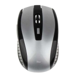 Belaidė optinė pelė FIT2 M12, 2,4 GHz, 1200 DPI, juoda/sidabrinė