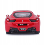Modelis Bburago Ferrari 458 Italia 1:24, raudonas