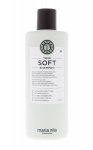 Drėkinamasis &scaron;ampūnas su argano aliejumi sausiems plaukams Maria Nila True Soft Shampoo, 350 ml