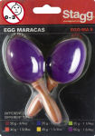 Plastikiniai marakasai Stagg EGG-MA S/PP