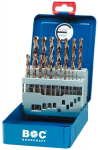 Spiralinių grąžtų rinkinys metalui DIN 338 HSS-E (Co 5) BOHRCRAFT (25 vnt.)