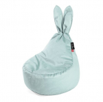 Vaiki&scaron;kas sėdmai&scaron;is Qubo&trade; Baby Rabbit Menthe Velvet Fit, &scaron;viesiai žalias