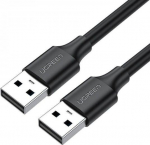 USB 2.0 kabelis 2m, juodas
