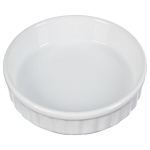 Kremo brulee forma, 12 cm, balta